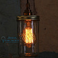 Jam Jar Подвесной светильник ручной работы из стекла Mullan Lighting MLF182ANTBRS