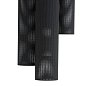 Уличный настенный светильник Arteriors Punch Oversized Outdoor, матовый чёрный — фото 7