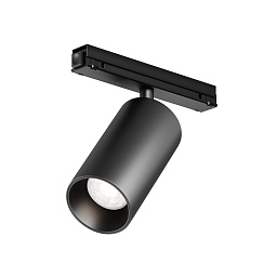 O-TR02-1-S-20WB4K Maytoni Focus уличный трековый прожектор цилиндрической формы чёрного цвета для магнитной трековой системы Exility