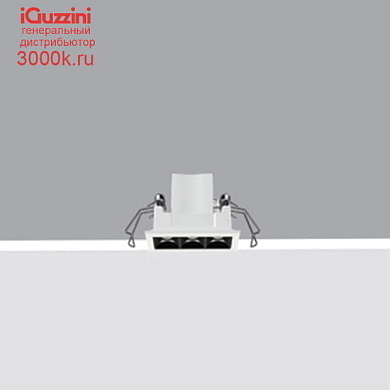 Q472 Laser Blade XS iGuzzini Frame 3 cells - Flood beam - LED