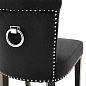 105081 Dining Chair Key Largo black cashmere NEW стул Eichholtz