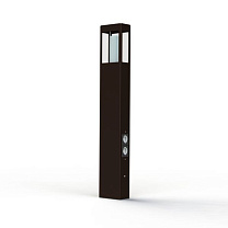 Brick² N° 4; Clear glass E27 23W Plug; Old rustic