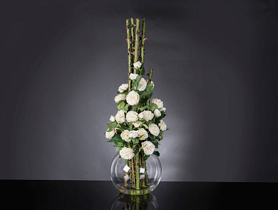 ETERNITY PENELOPE COLUMN ROSES Искусственное растение VGnewtrend