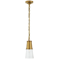 Robinson Small Pendant полированная старая латунь с прозрачным стеклом