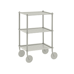 FLW3LA01 Muuto Flow тележка сервировочная высокая серая