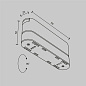 TRA084FC-11SW Maytoni Accessories for tracks Radity Комплектующие для трекового светильника Белый — фото 9