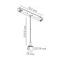 Комплект подвеса для гибкого неона FLEX PENDANT B + ADAPTER FLEX B Led Technology — фото 1