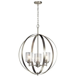 Winslow 3 Light Chandelier Brushed Nickel люстра 44034NI Kichler