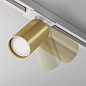 Focus S Maytoni трековый светильник TR020-1-U-GU10-WMG белый и матовое золото