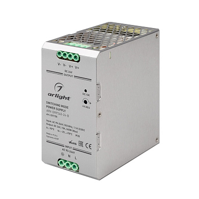 037155 Arlight LED драйвер ARV-DRP240-24-B (24V, 10A, 240W, PFC)