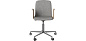 Palm upholstered chair with veneered armrests and wheels Bolia кресло — фото 1