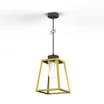 Lampiok 1 N° 4; Clear glass E27 52W; Tinted lacquered brass