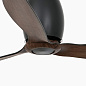 32004WW Faro ETERFAN потолочный вентилятор SMART WIZ чёрный с деревянными лопастями Ø1280 3 лопасти — фото 2