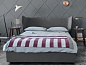 Beds Тканевая кровать со съемным чехлом и мягким изголовьем Gervasoni — фото 1