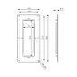Монтажная пластина Kreon Side In-Line 40 x 200 KR775423 — фото 1