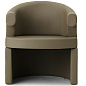 608137 Normann Copenhagen Burra Обеденный стул, ультра-кожаный серый 41585 — фото 1