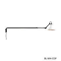 LAMPE GRAS - 213 - applique/Blanc mat et intérieur cuivré