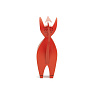 21502725 Wooden Doll Vitra Деревянная фигурка чёртик — фото 2