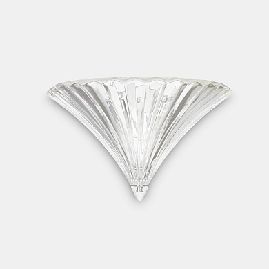 настенное бра из прозрачного стекла веерообразной формы IP20