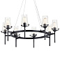 Alton 38" 8 Light Chandelier Black люстра 43695BK Kichler — фото 3