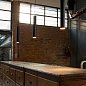 Подвесной светильник Look SP1 ROUND D40 H700 Ideal Lux 366968, латунь — фото 1