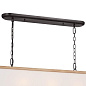 Heddle 8 Light Linear Chandelier Beech and Anvil Iron люстра 52467AVI Kichler — фото 10