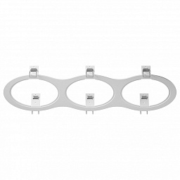 217936 Lightstar Intero 111 тройная рамка для встроенных потолочных светильников белого цвета