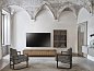 Тумба для ТВ Matics TV 320 Porada с деревянной столешницей MATICS-TV-320-L0N0AC-L0N0AC — фото 1