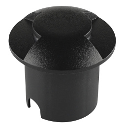 A3221IN-2BK Arte Lamp PIAZZA круглый LED-маркировочный светильник для грунта с секторным свечением