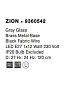 9360542 ZION Novaluce светильник LED E27 1x12Вт 230В IP20