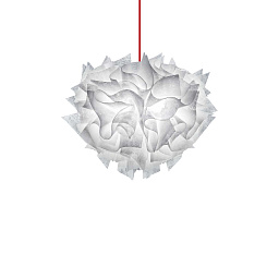 Slamp Veli SP S подвесной светильник вуалевый красный; дымчатый VELSS00CTR01R00000EU