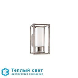 3364 Moretti Luce Cubic настенный уличный светильник в прямоугольном корпусе из металла и стекла