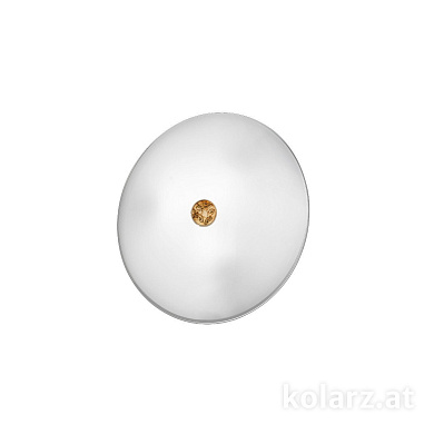 Kolarz Centro 0314.U12.3/me30 потолочный светильник золото 24 карата белый ø32cm высота 8cm 2 лампы e14