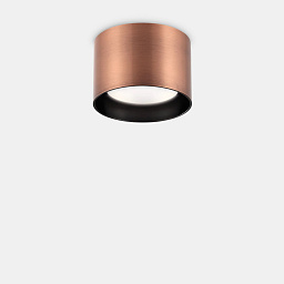 310893 Ideal lux Spike потолочный светильник в медном корпусе с гладкой полированной поверхностью