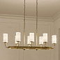 Vetivene 8 Light Linear Chandelier Natural Brass люстра 52453NBR Kichler — фото 2