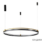 Люстра Crystal Lux FERNANDO SP88W LED BLACK/GOLD — фото 2