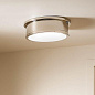 Serca 18" 3 Light Flush Mount Polished Nickel  потолочный светильник 52541PN Kichler — фото 5