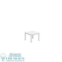 СТОЛ TABOELA 50X50CM БЕЛЫЙ + КЕРАМИЧЕСКАЯ СТОЛЕШНЯ БЕЛЫЙ Royal Botania