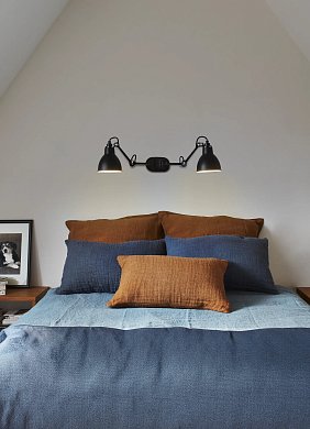 Настенный светильник Lampe Gras N°204 Double DCW éditions, чёрный n°204 DOUBLE BL-BL