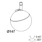M26L - TWEETER BL 927 DIM5 B черный Delta Light трековый светильник — фото 1