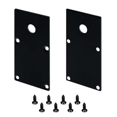 042915 Arlight Заглушка LINE-S-3667 BLACK с отверстием