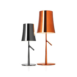 FN221001L_25 Foscarini Birdie настольная лампа с крупным абажуром цилиндрической формы
