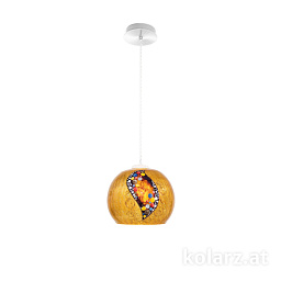 5500.30180.V001 Kolarz Fantasia decorata подвесной светильник с круглым плафоном