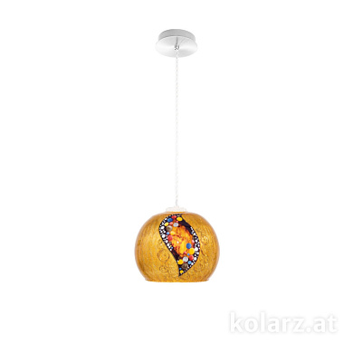 Kolarz Fantasia decorata 5500.30180.V001 подвесной светильник матовый белый ø20cm высота 16cm макс. высота 270cm 1 лампа e27