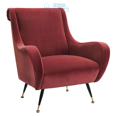 112200 Chair Giardino cameron wine red Eichholtz