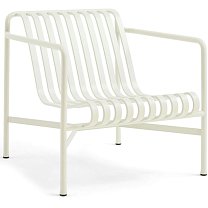Palissade Lounge Chair Low, сталь, порошковая окраска, кремово-белый