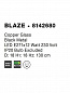 8142680 BLAZE Novaluce светильник LED E27 1x12Вт 230В IP20