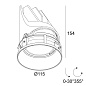 28437 9010 B Delta Light ENTERO RD-L TRIMLESS TW 96518 Встроенный точечный светильник — фото 1