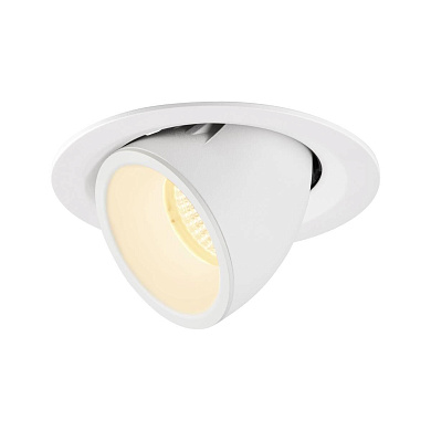 1005952 SLV NUMINOS® GIMBLE M DL светильник встраиваемый 500мА 17.5Вт с LED 3000K, 1600лм, 40°, белый
