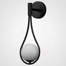 HOOP-DROP-WALL01 Imperiumloft Hoop настенный светильник с хрустальными подвесками